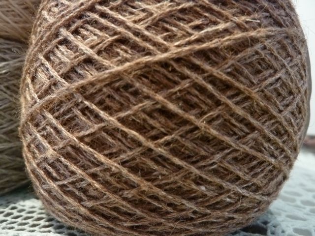 Alpaca & Cotton with 2% Copper Yarn - Hickory